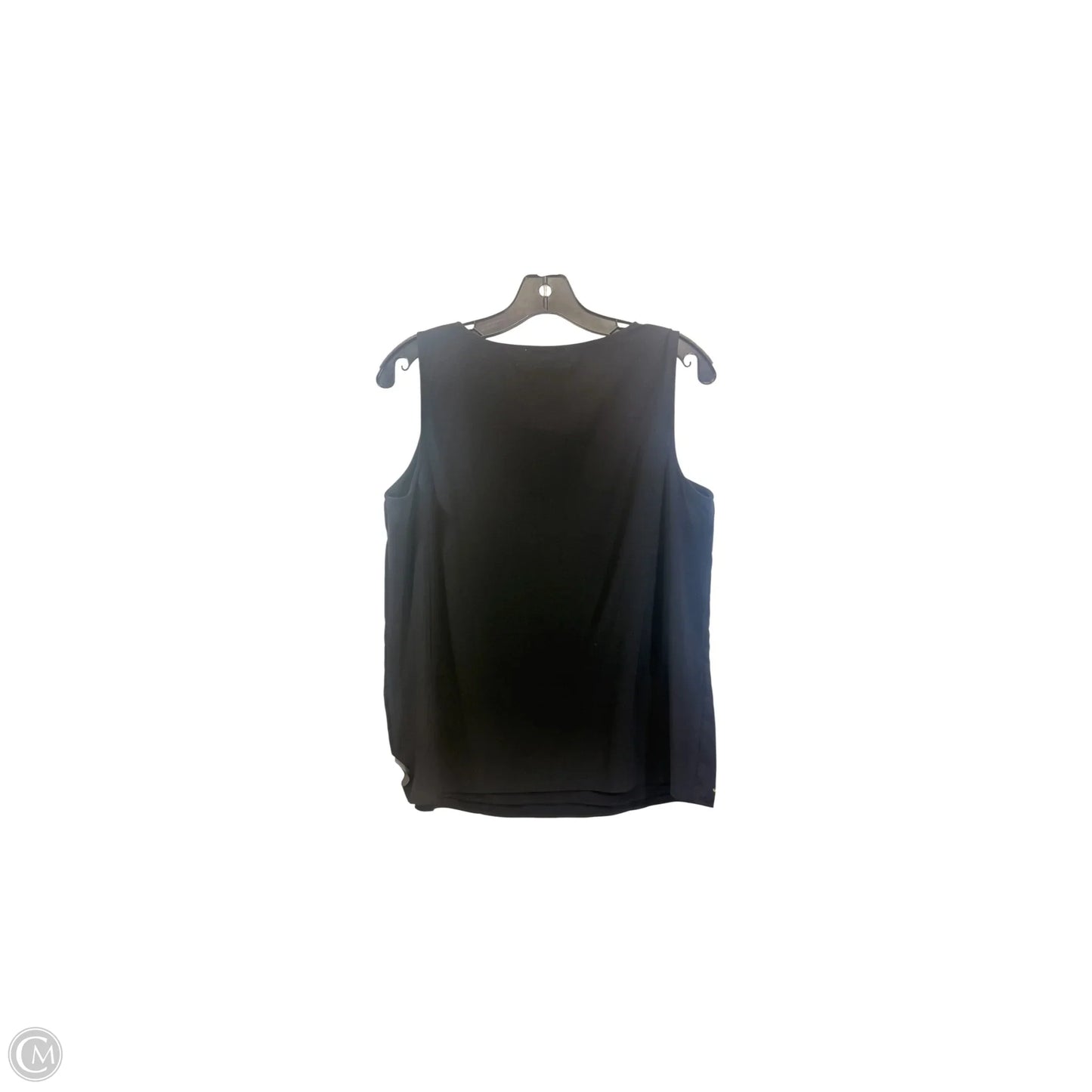Top Sleeveless By Roz And Ali In Black & Gold, Size: S