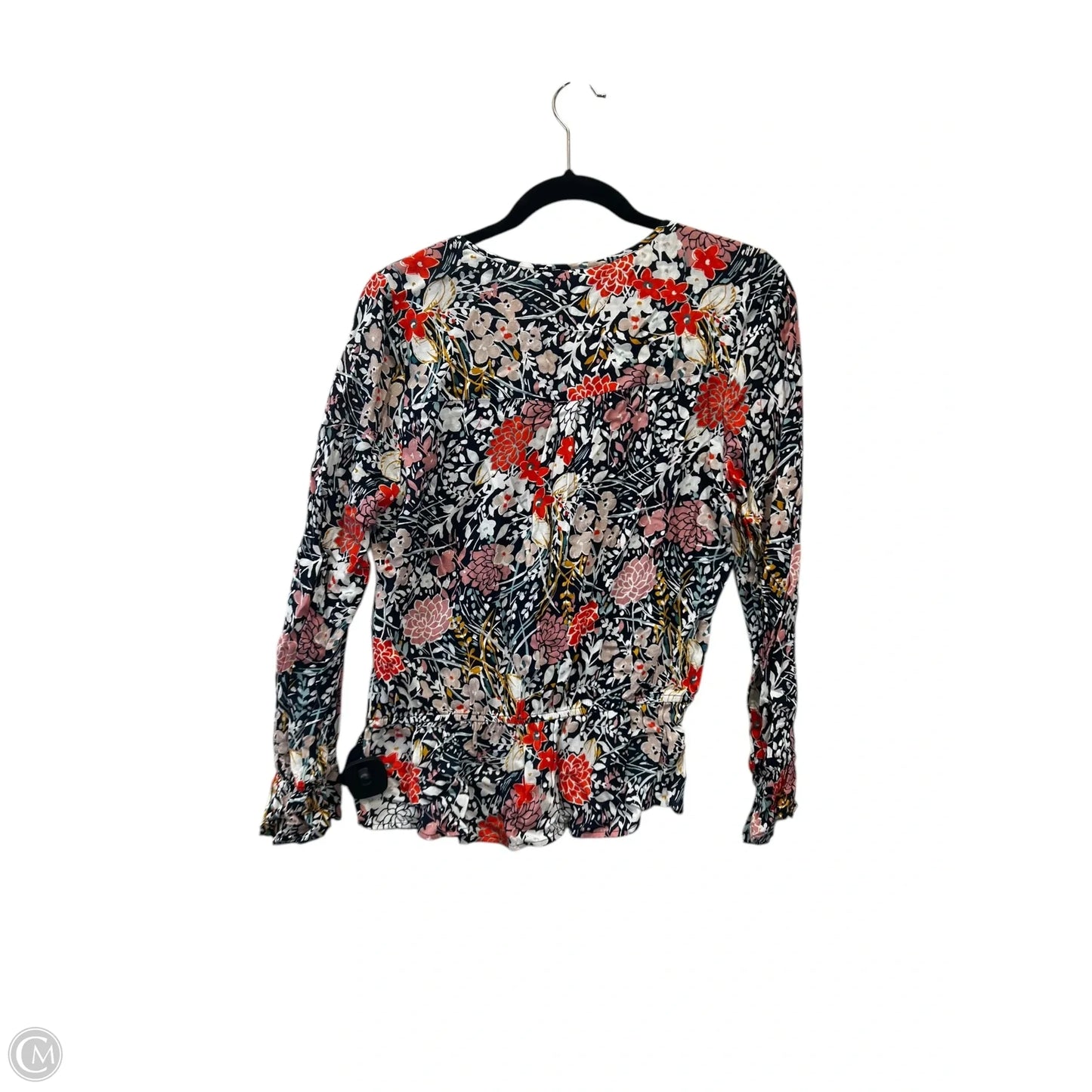 Top Long Sleeve By Maeve In Floral Print, Size: S