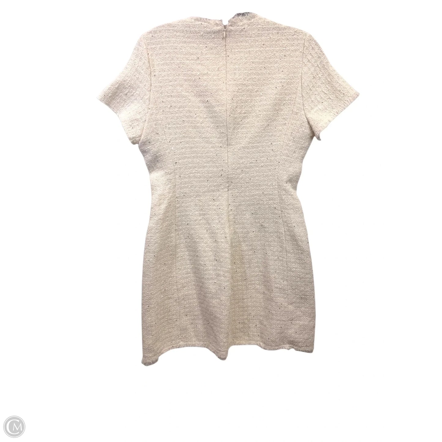 Dress Casual Short By Zara In Cream, Size: M