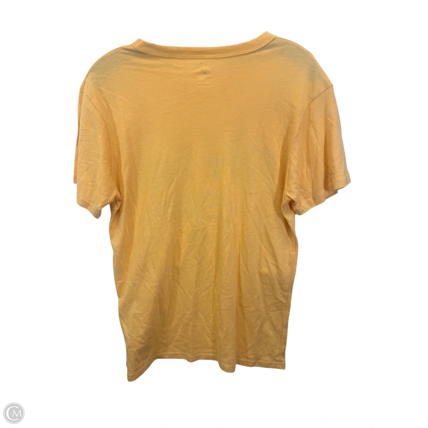 Top Short Sleeve By Clothes Mentor In Yellow, Size: S