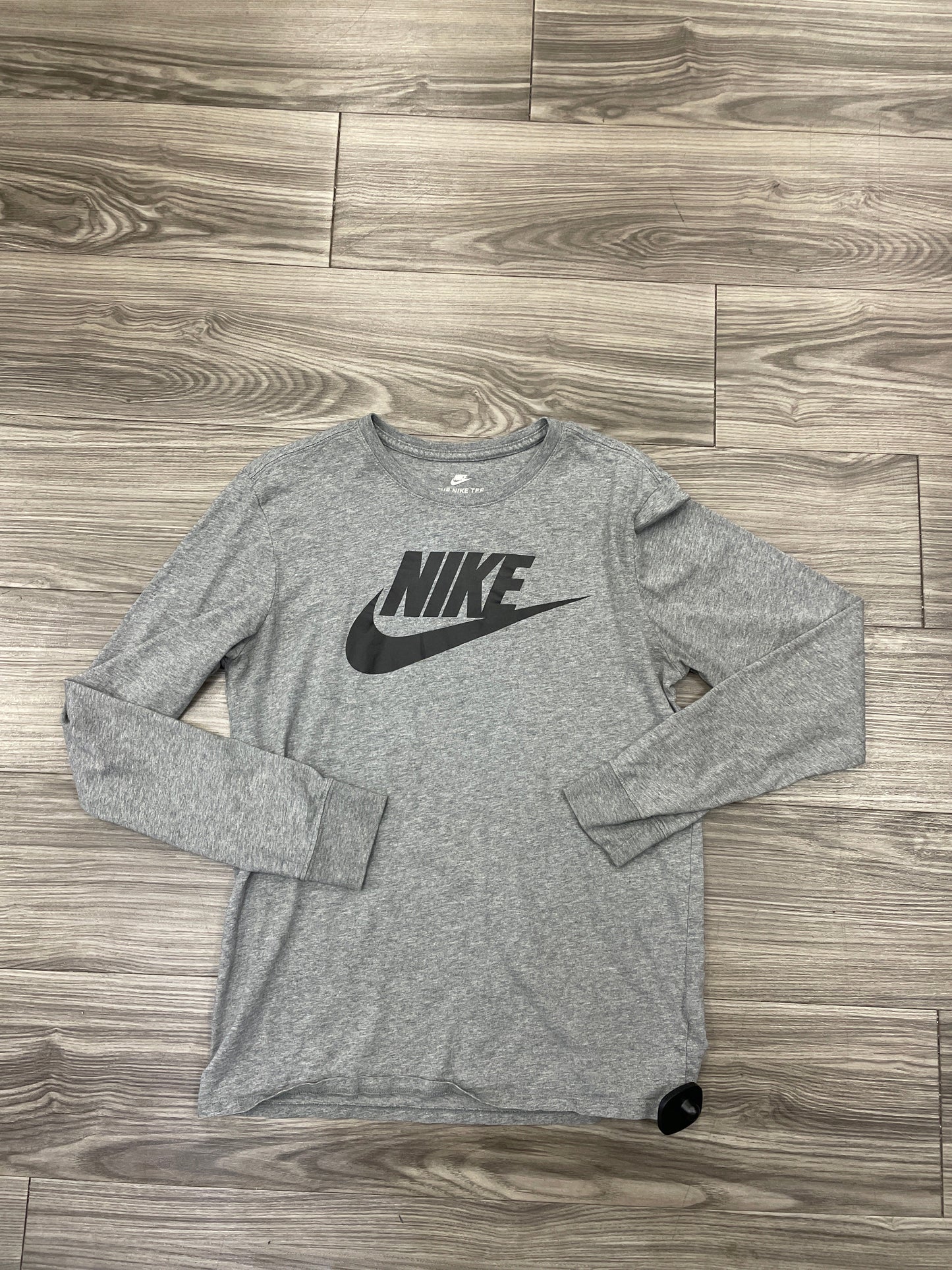 Athletic Top Long Sleeve Crewneck By Nike Size: M