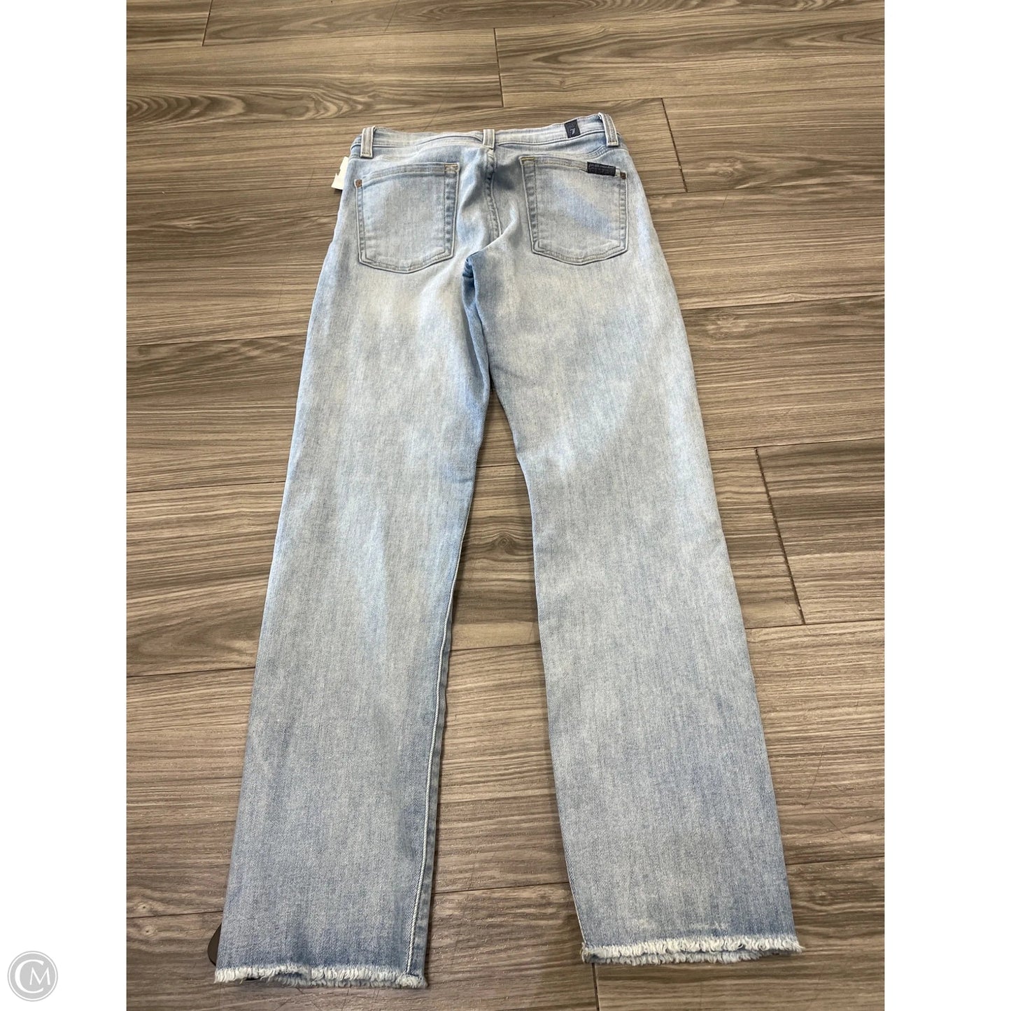 Jeans Cropped By 7 For All Mankind In Blue, Size: 2