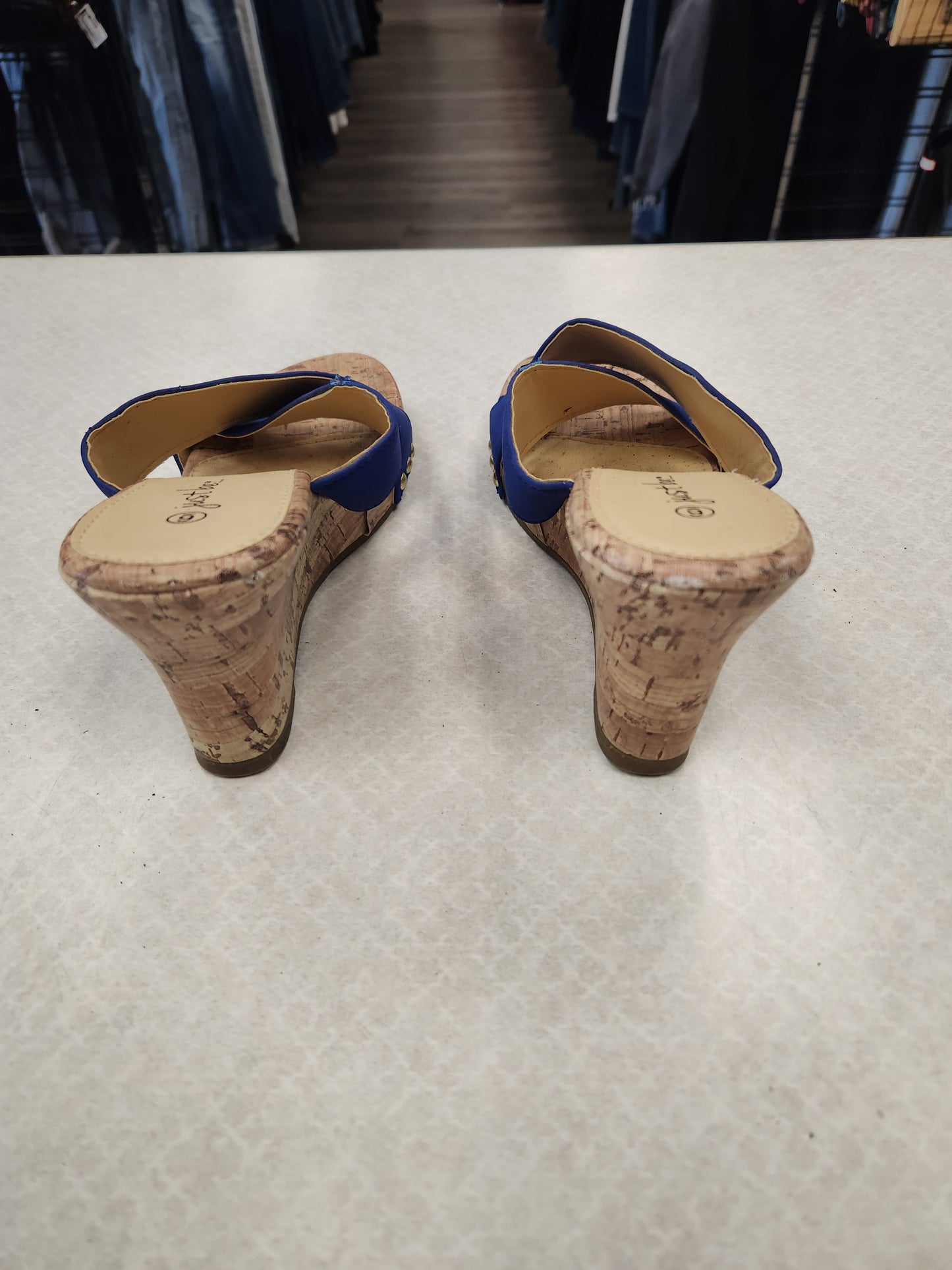 Sandals Heels Wedge By Just Be Size: 6
