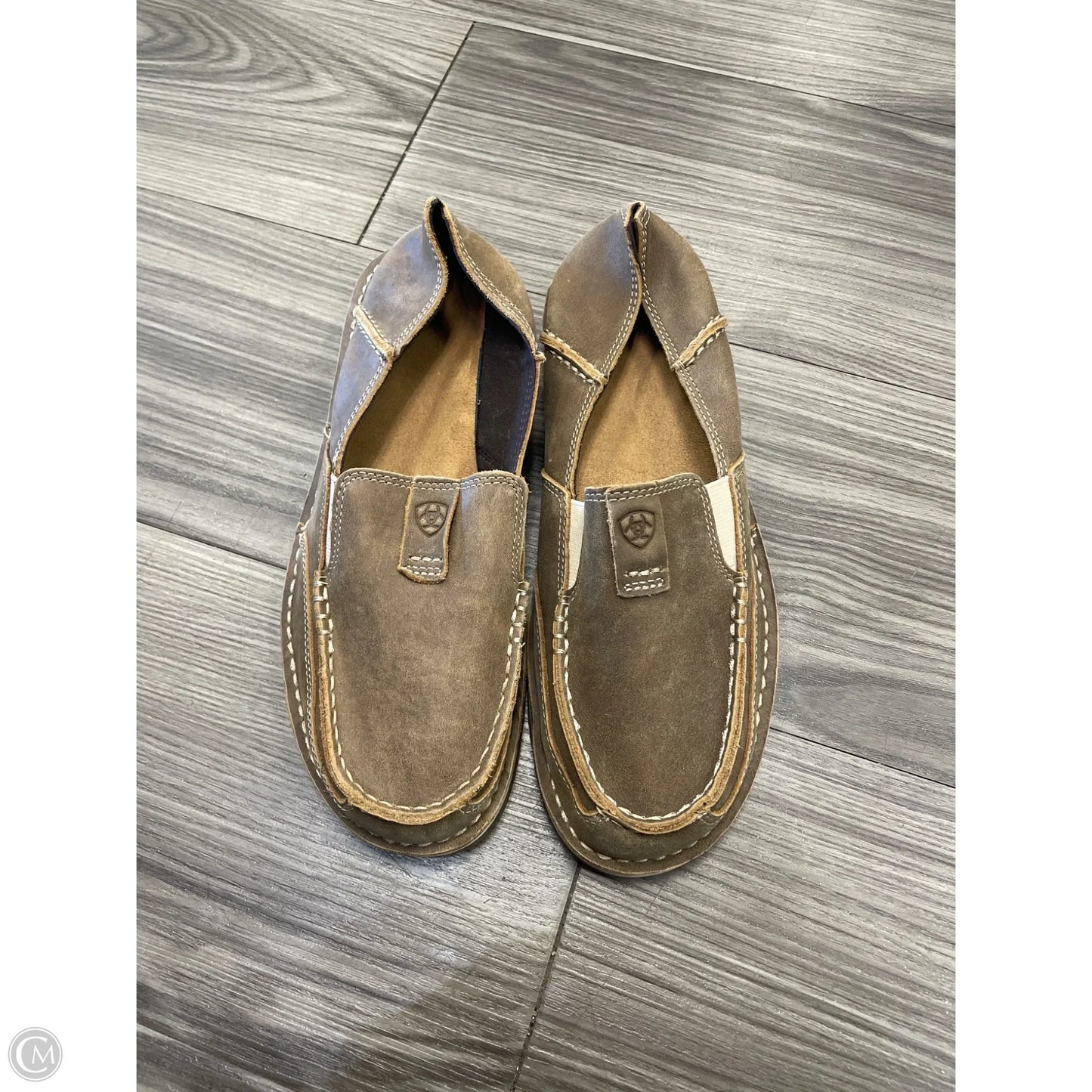 Shoes Flats By Ariat In Brown, Size: 10