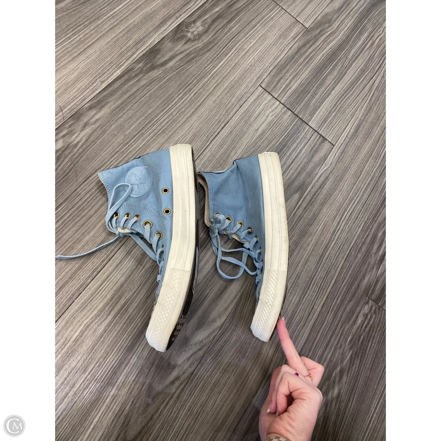 Shoes Sneakers By Converse In Blue, Size: 9