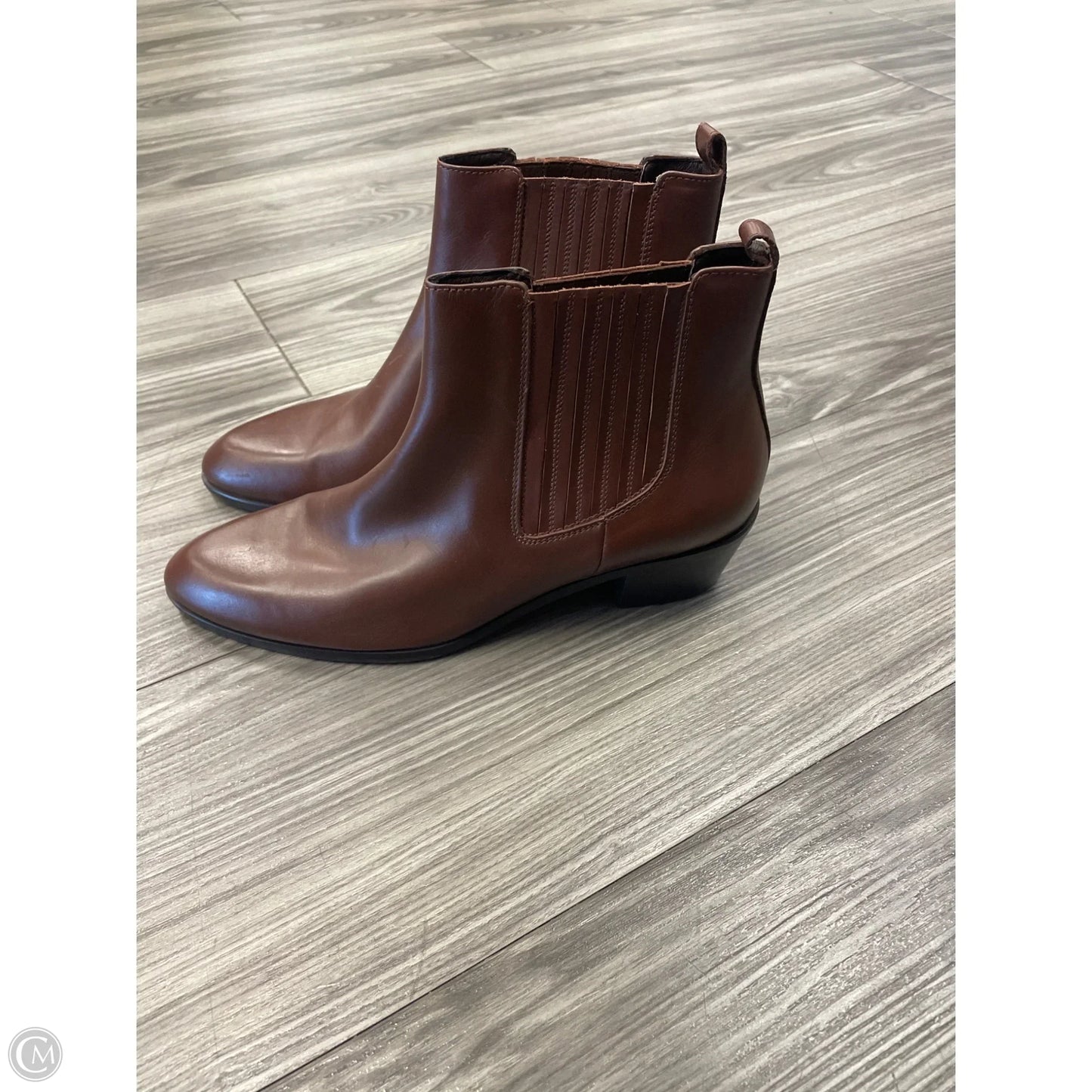 Boots Ankle Heels By J. Crew In Brown, Size: 10