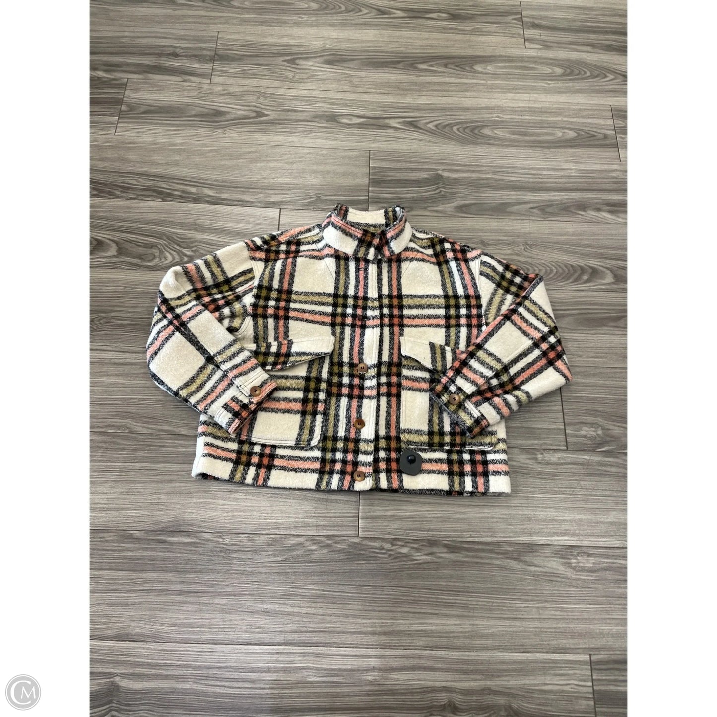 Coat Other By Bagatelle In Plaid Pattern, Size: L