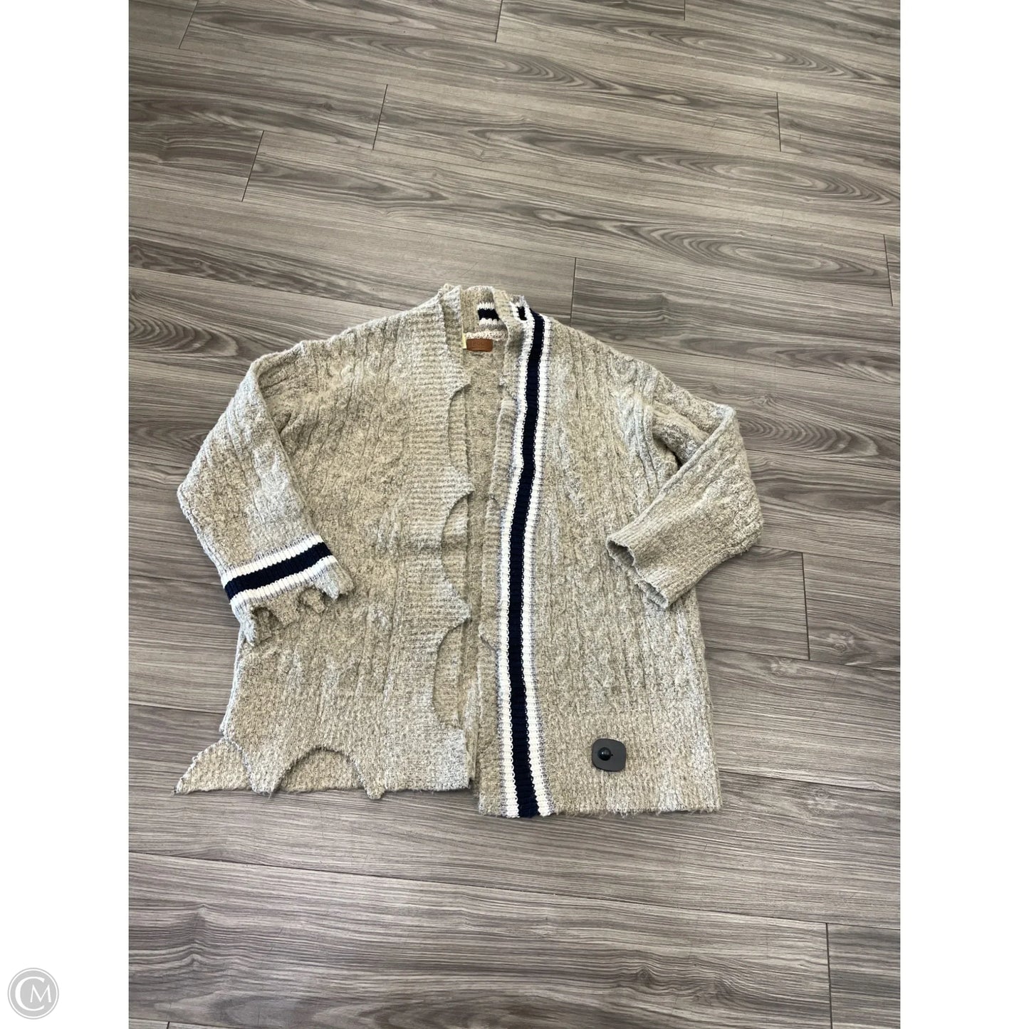 Sweater Cardigan By Pol In Multi-colored, Size: L