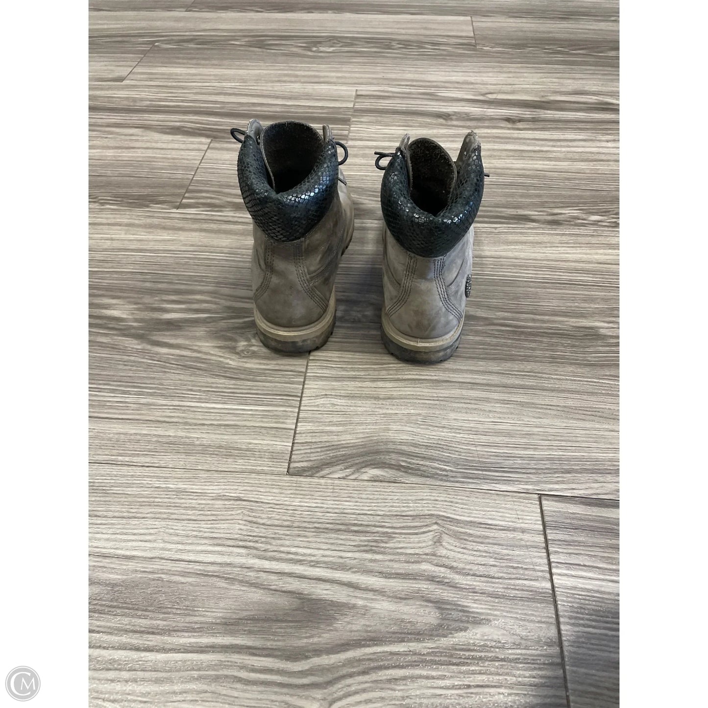 Boots Ankle Flats By Timberland In Grey, Size: 9