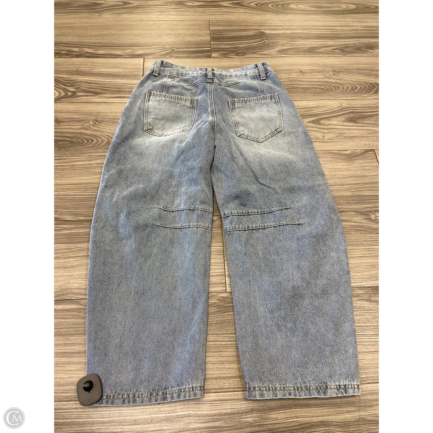 Jeans Wide Leg By Forever 21 In Blue, Size: 4