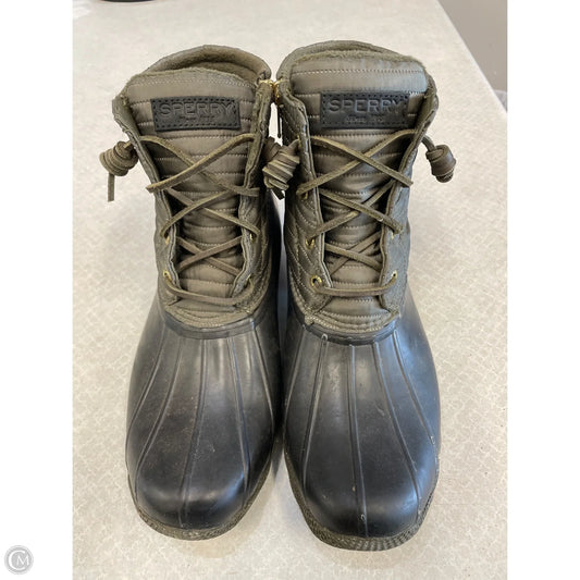 Boots Rain By Sperry In Green, Size: 9