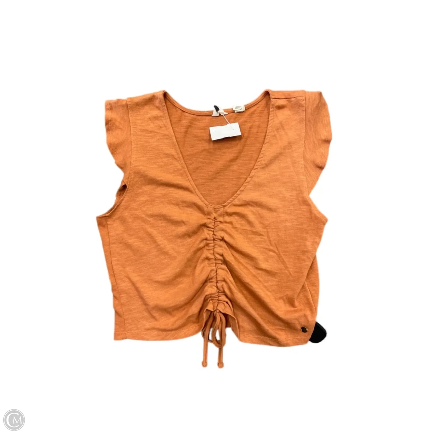 Top Short Sleeve Basic By Roxy In Orange, Size: L