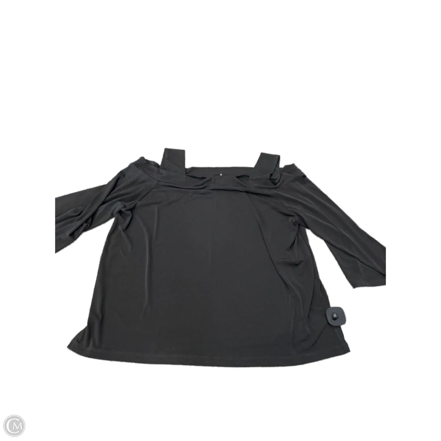 Top Long Sleeve By Chicos In Black, Size: Xl