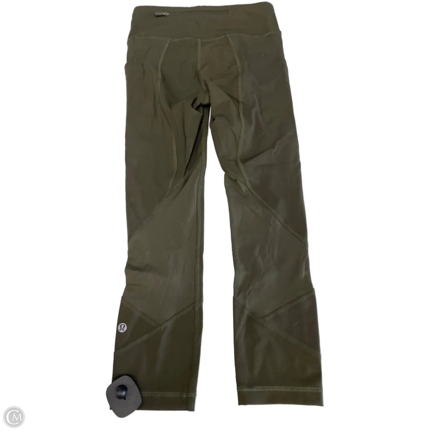 Athletic Capris By Lululemon In Green, Size: 2