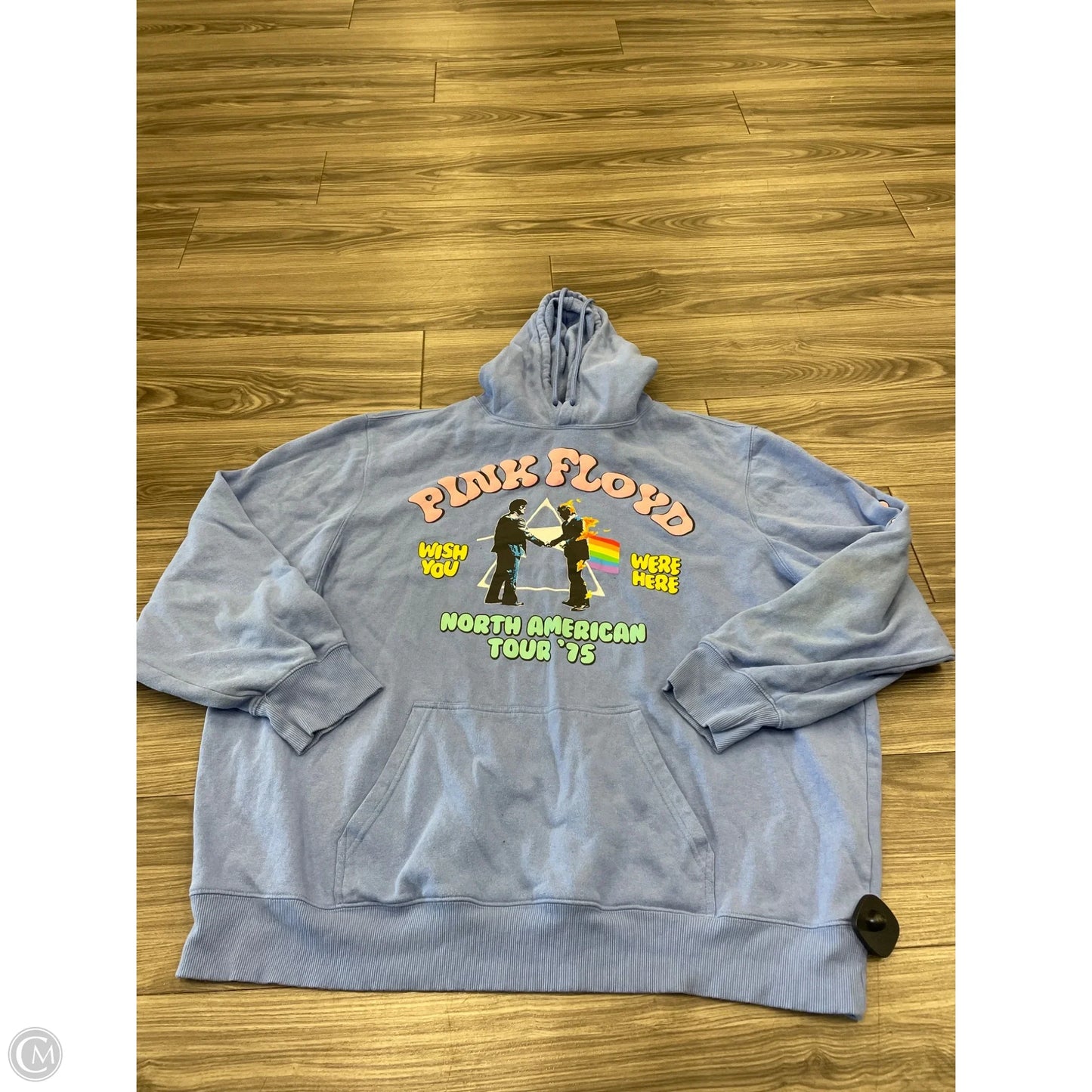 Sweatshirt Hoodie By Clothes Mentor In Blue, Size: 2x