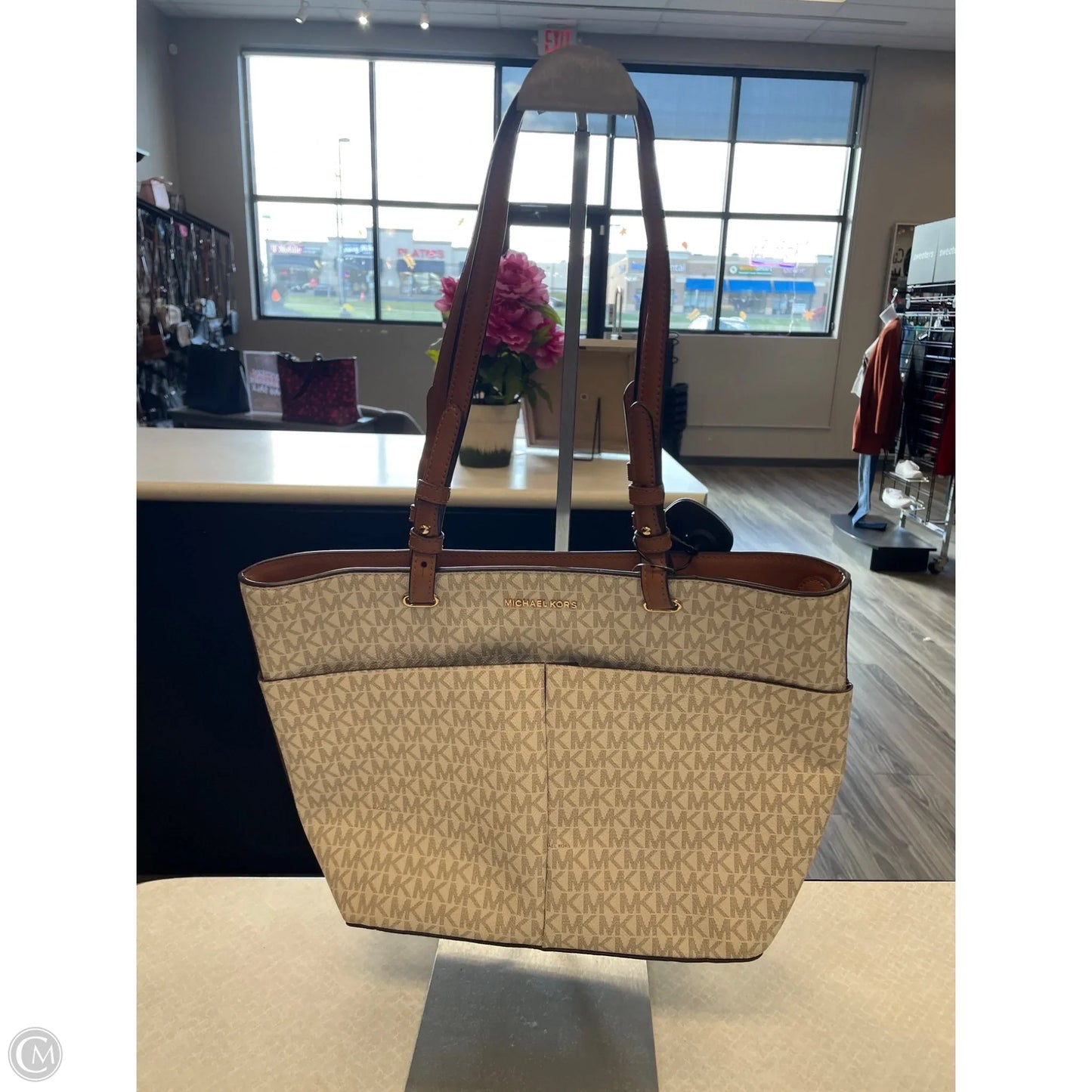 Handbag Designer By Michael Kors, Size: Medium