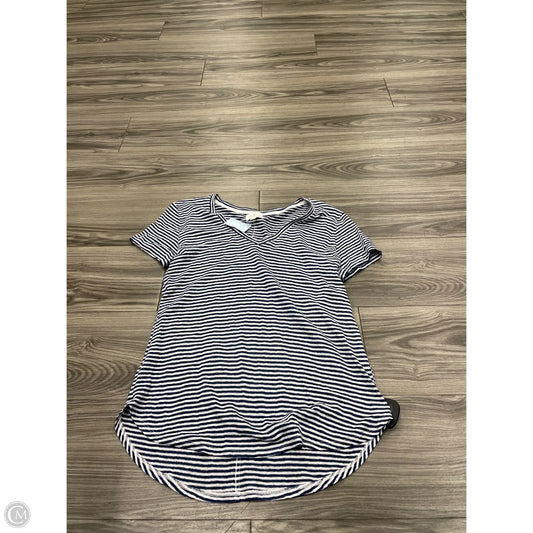 Top Short Sleeve Basic By Lou And Grey In Striped Pattern, Size: S