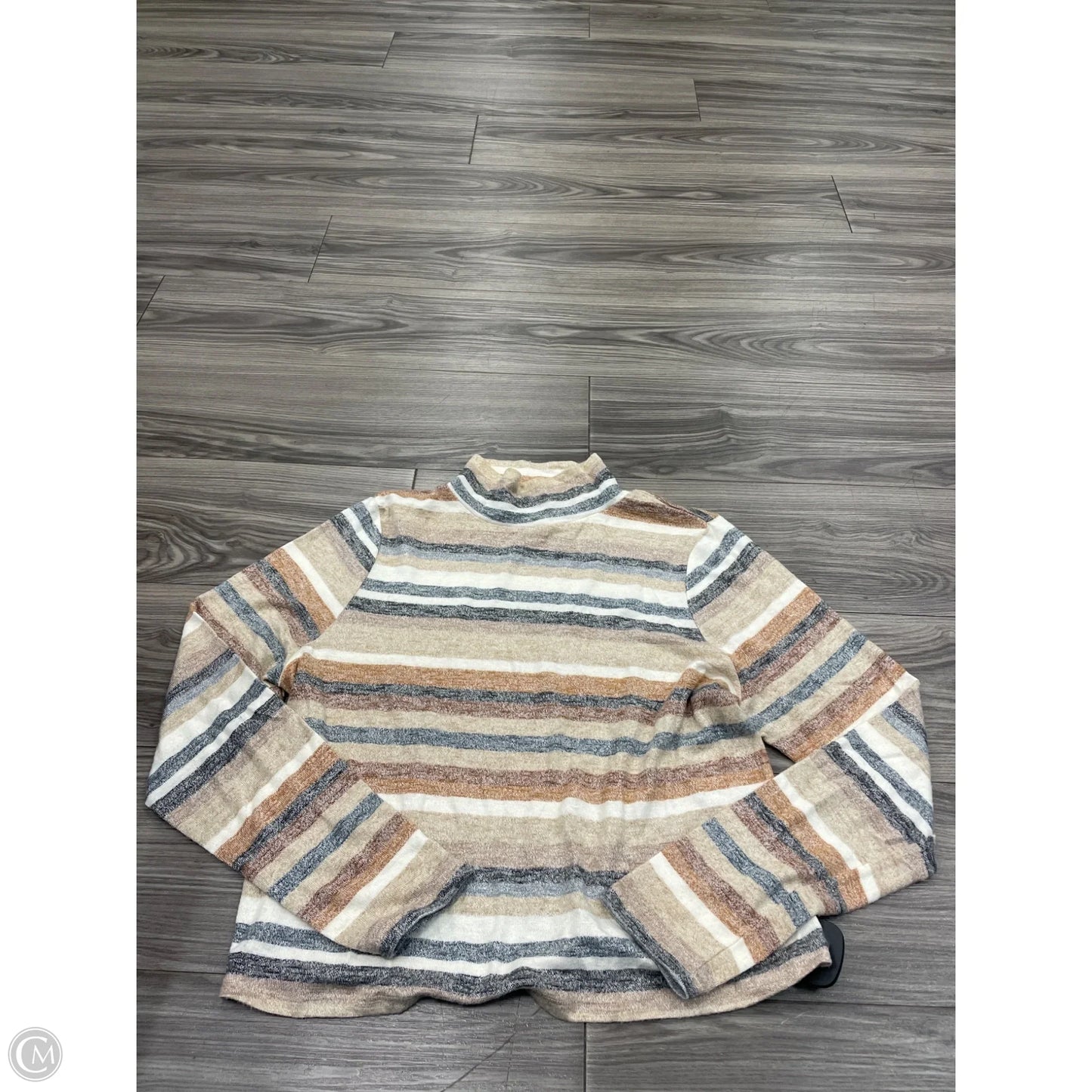 Top Long Sleeve By So In Striped Pattern, Size: Xxl