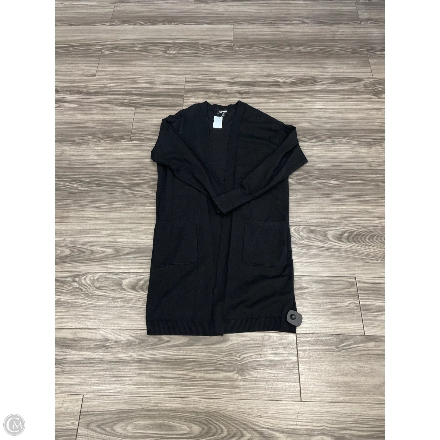 Cardigan By Express In Black, Size: Xs