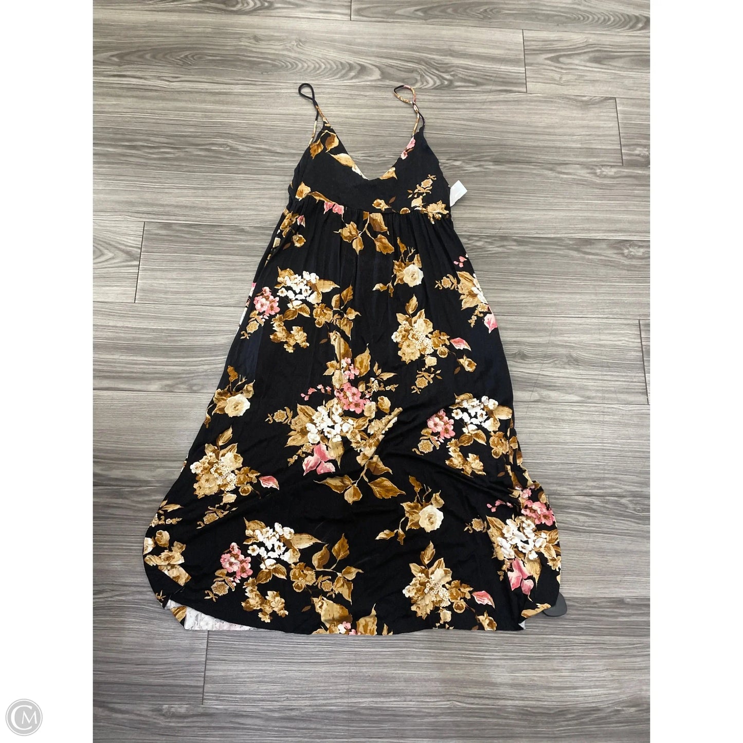 Dress Casual Midi By Final Touch In Floral Print, Size: L