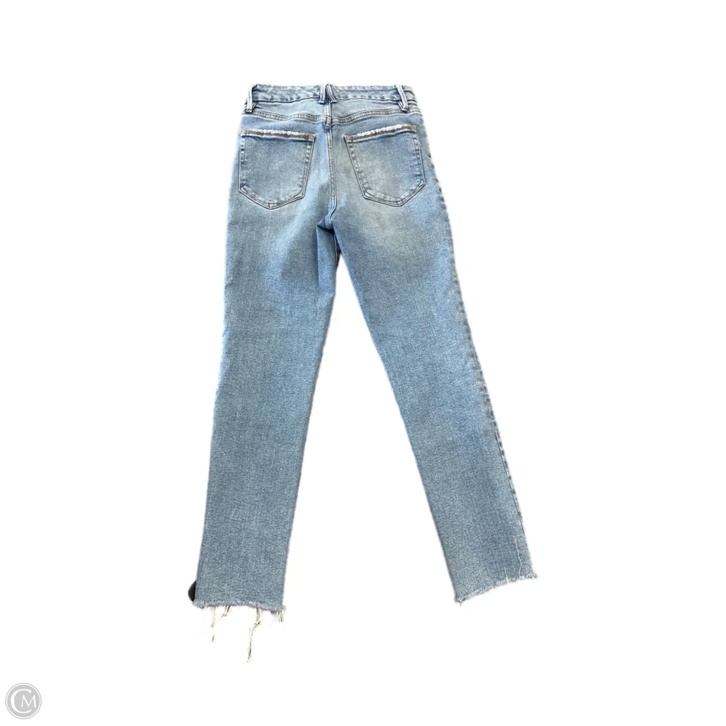 Jeans Straight By Good American In Blue, Size: 4