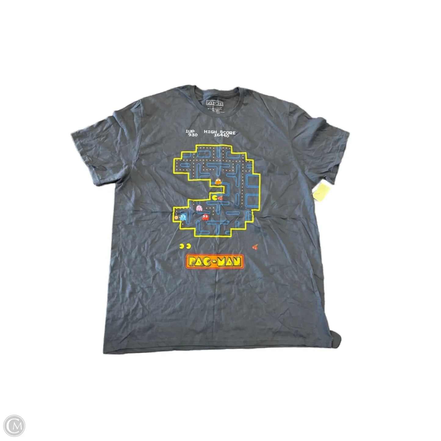 Top Short Sleeve By Cmc In Grey, Size: 2x