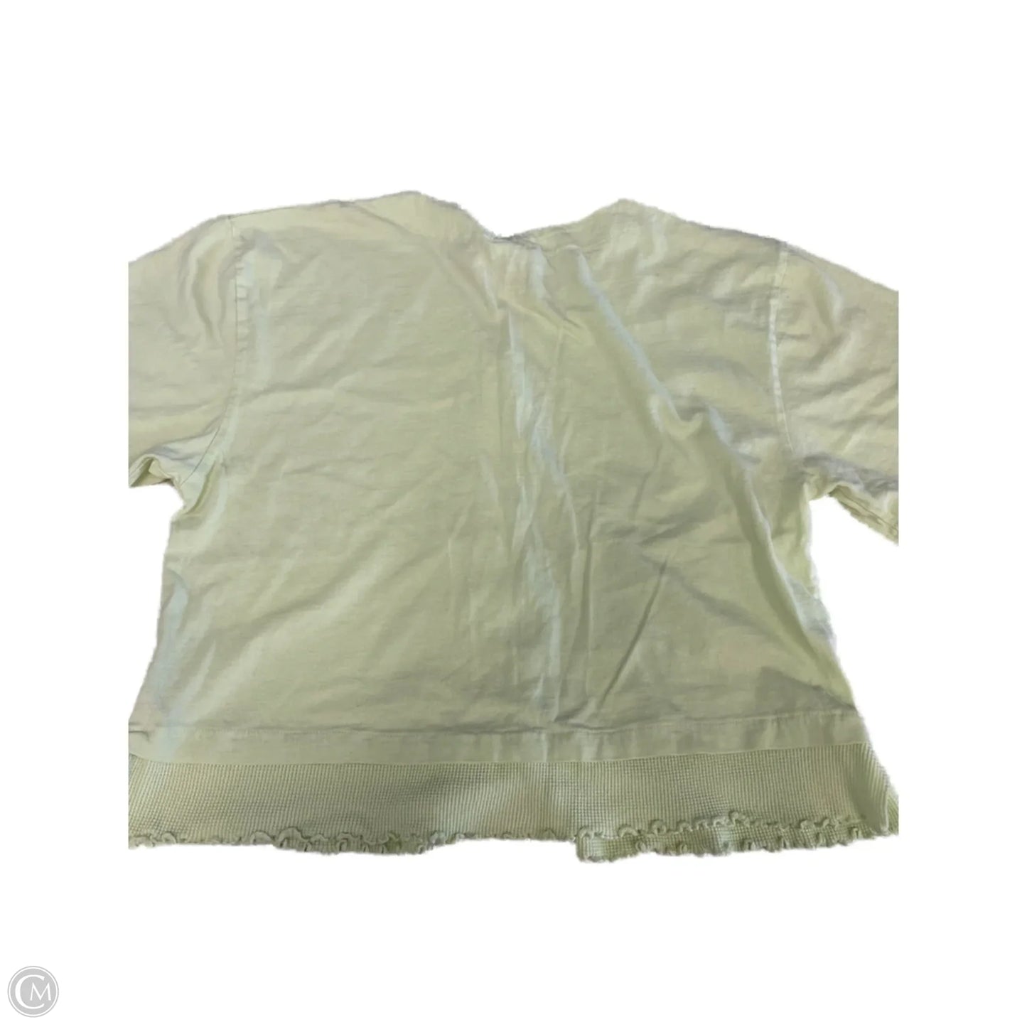 Top Short Sleeve By C And C In Green, Size: M