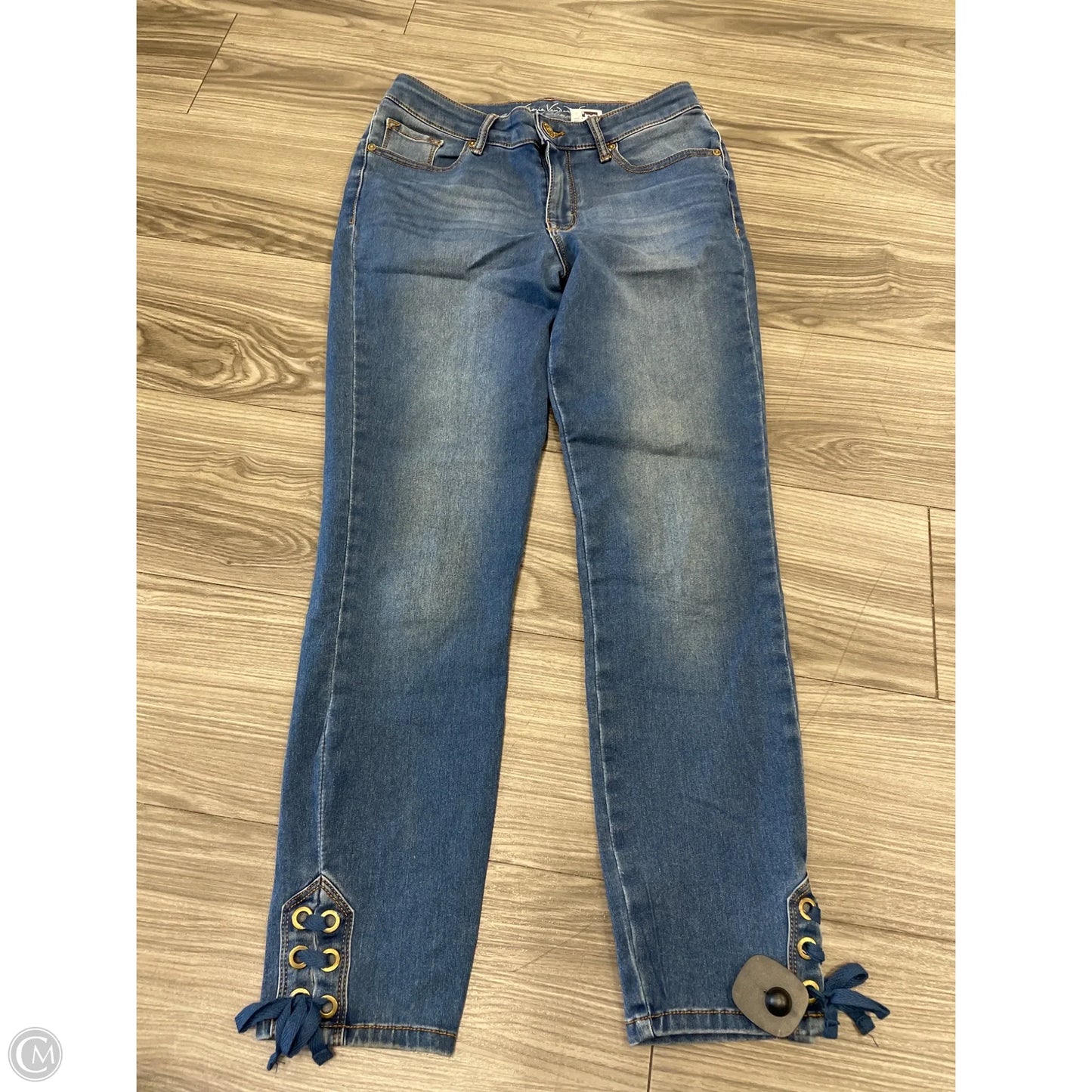 Jeans Skinny By Gloria Vanderbilt In Blue Denim, Size: 6