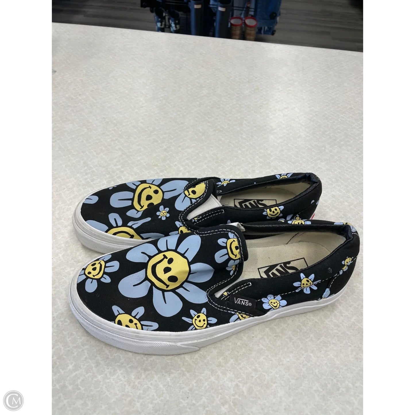 Shoes Sneakers By Vans In Floral Print, Size: 6.5