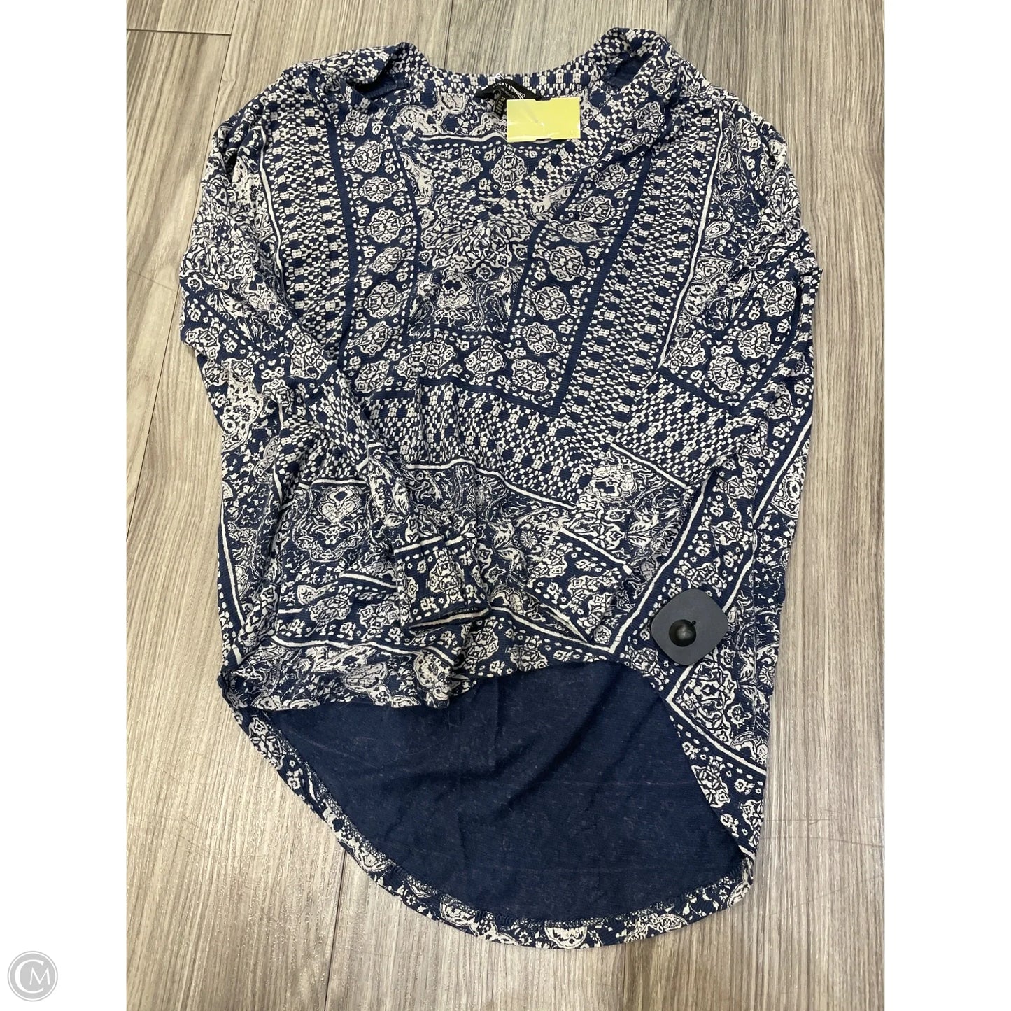 Top Long Sleeve By Lucky Brand In Blue, Size: S
