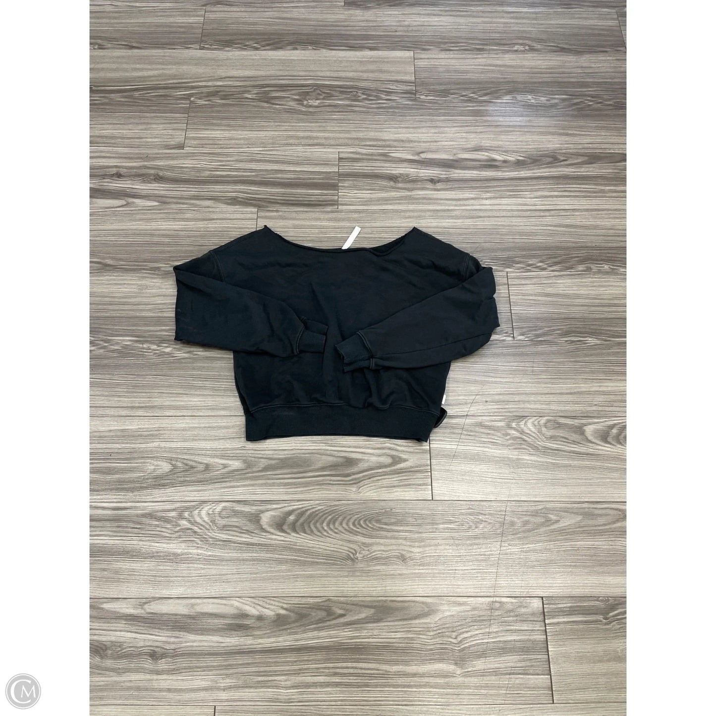 Sweatshirt Crewneck By Fabletics In Black, Size: M