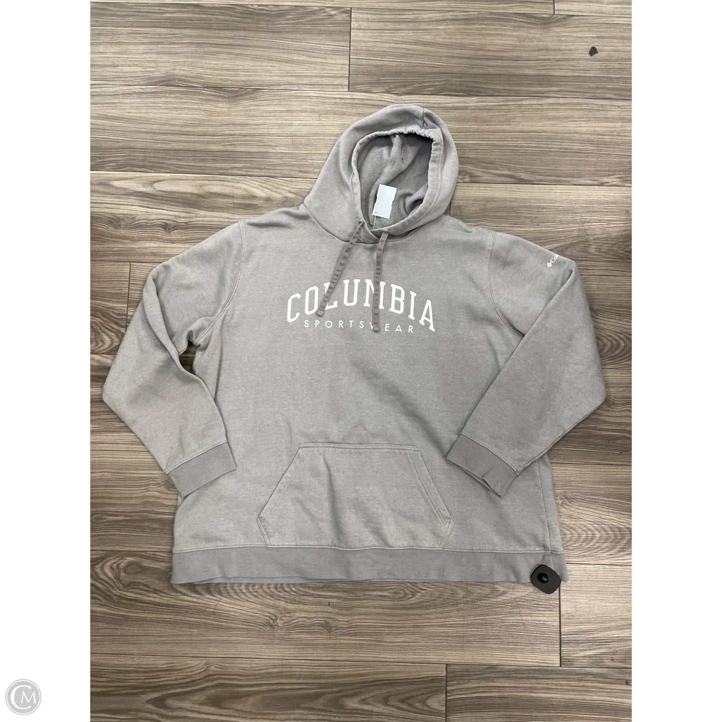 Sweatshirt Hoodie By Columbia In Grey, Size: 3x