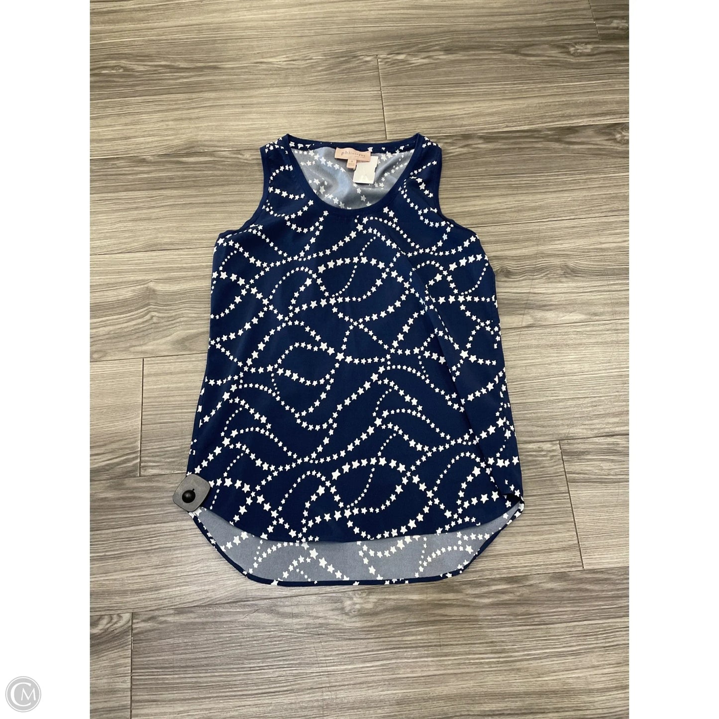 Tank Top By Philosophy In Blue, Size: S
