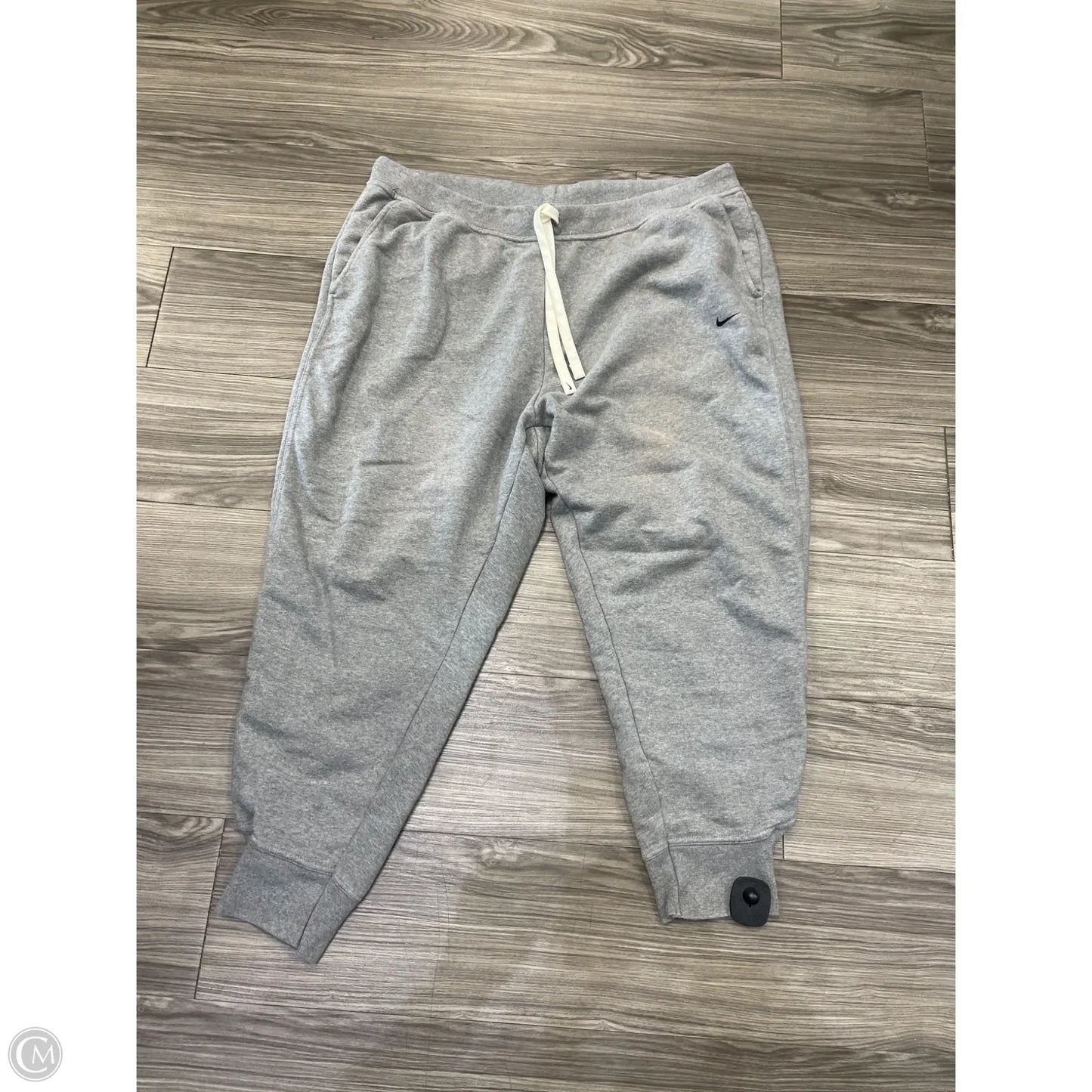 Athletic Pants By Nike In Grey, Size: 2x