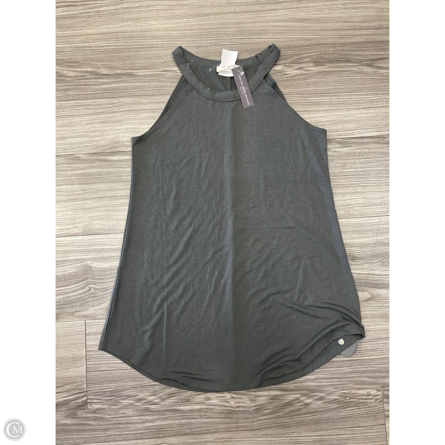 Tank Top By Zenana Outfitters In Grey, Size: M
