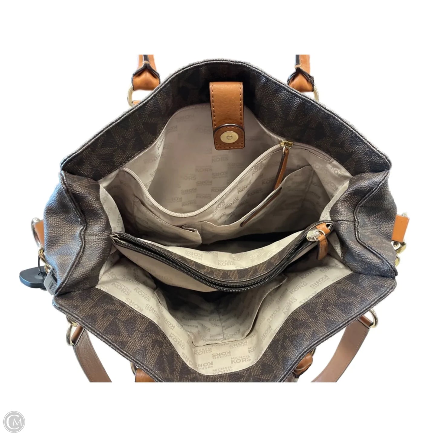 Crossbody Designer By Michael Kors, Size: Large