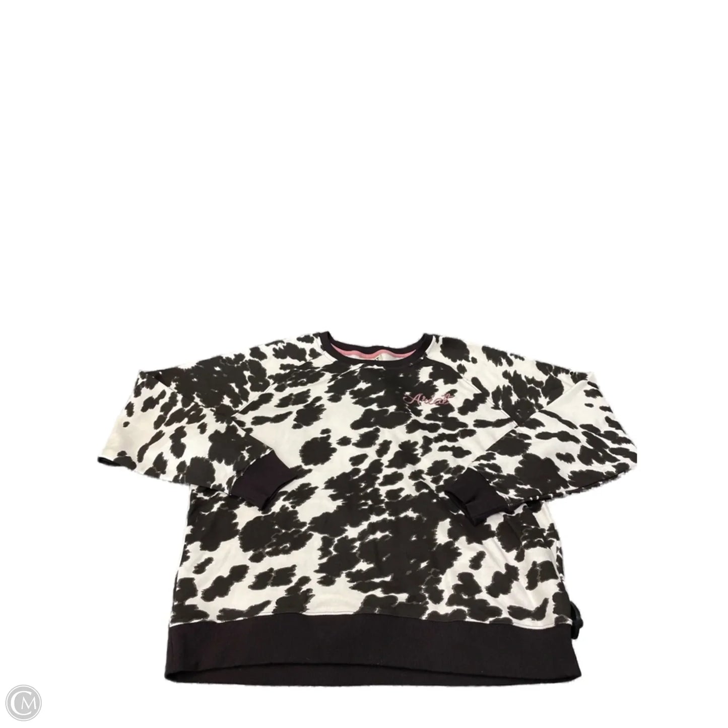 Sweatshirt Crewneck By Ariat In Animal Print, Size: 2x