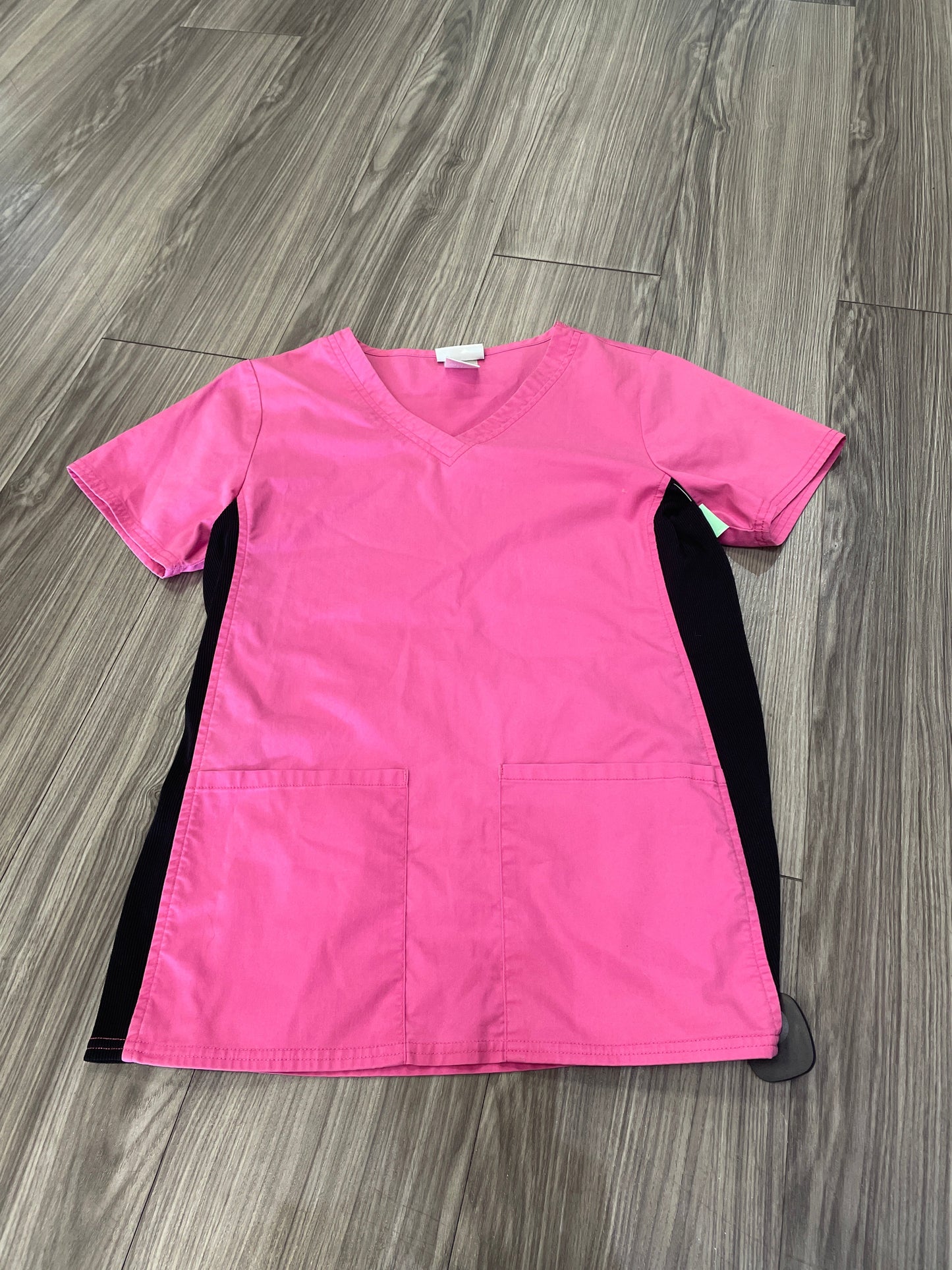Pink Top Short Sleeve Clothes Mentor, Size S