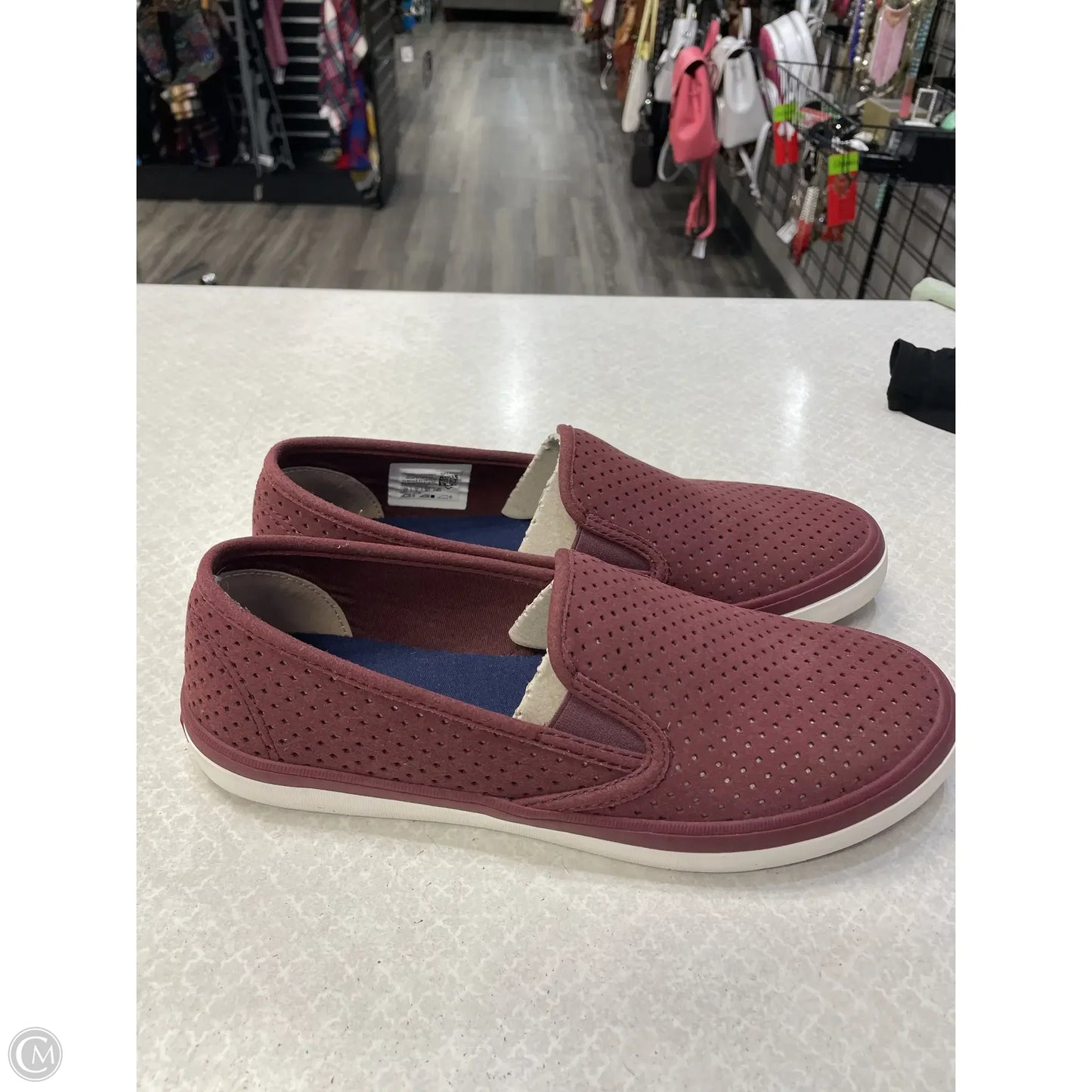 Shoes Sneakers By Sperry In Red, Size: 8.5