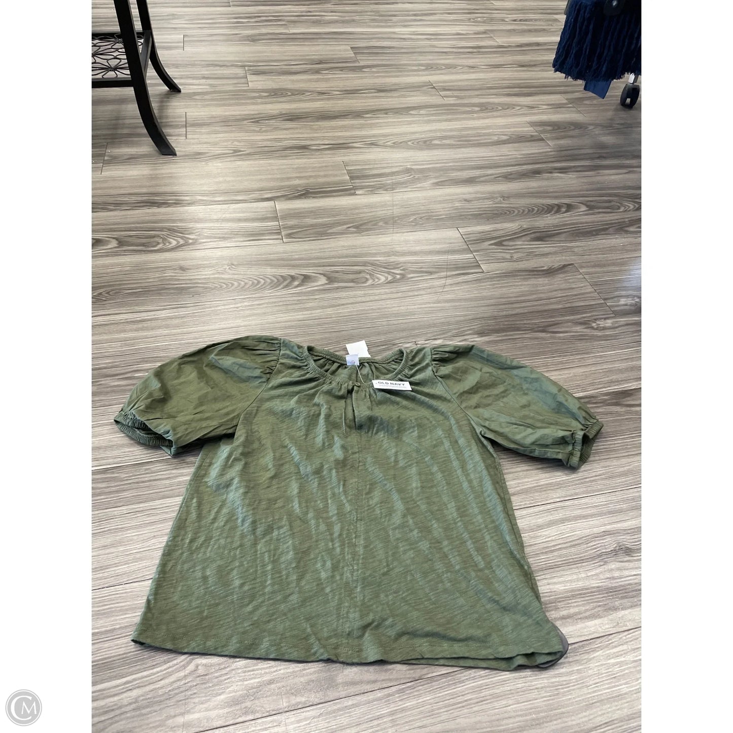 Top Short Sleeve By Old Navy In Green, Size: Xs