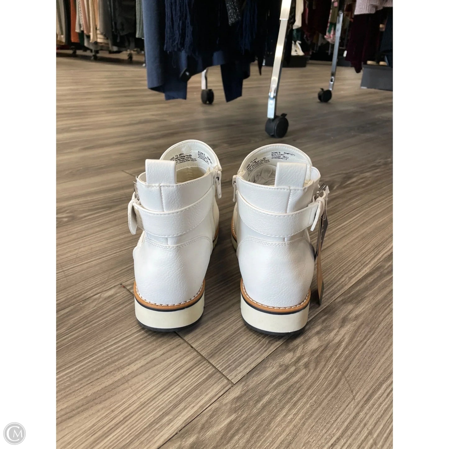 Boots Ankle Flats By Sonoma In White, Size: 7.5