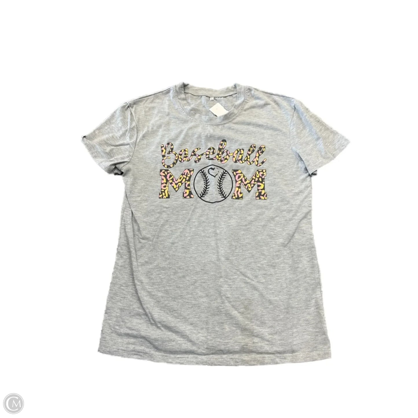 Top Short Sleeve By Clothes Mentor In Grey, Size: S