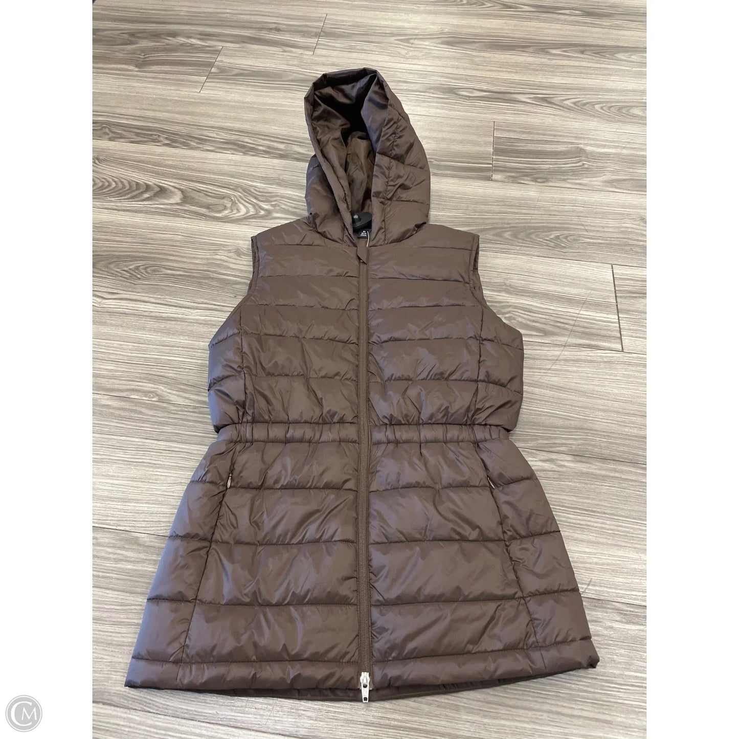 Vest Puffer & Quilted By Cma In Brown, Size: Xs