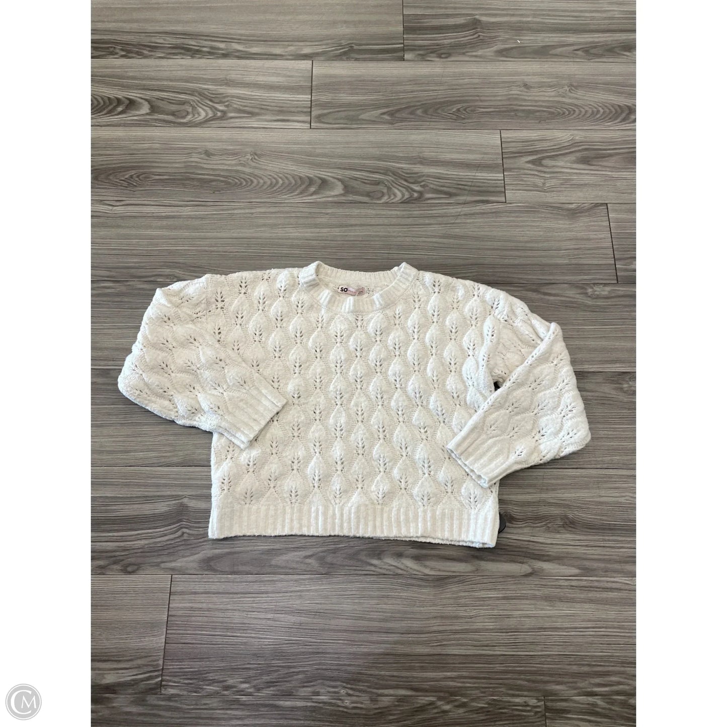 Sweater By So In Cream, Size: L