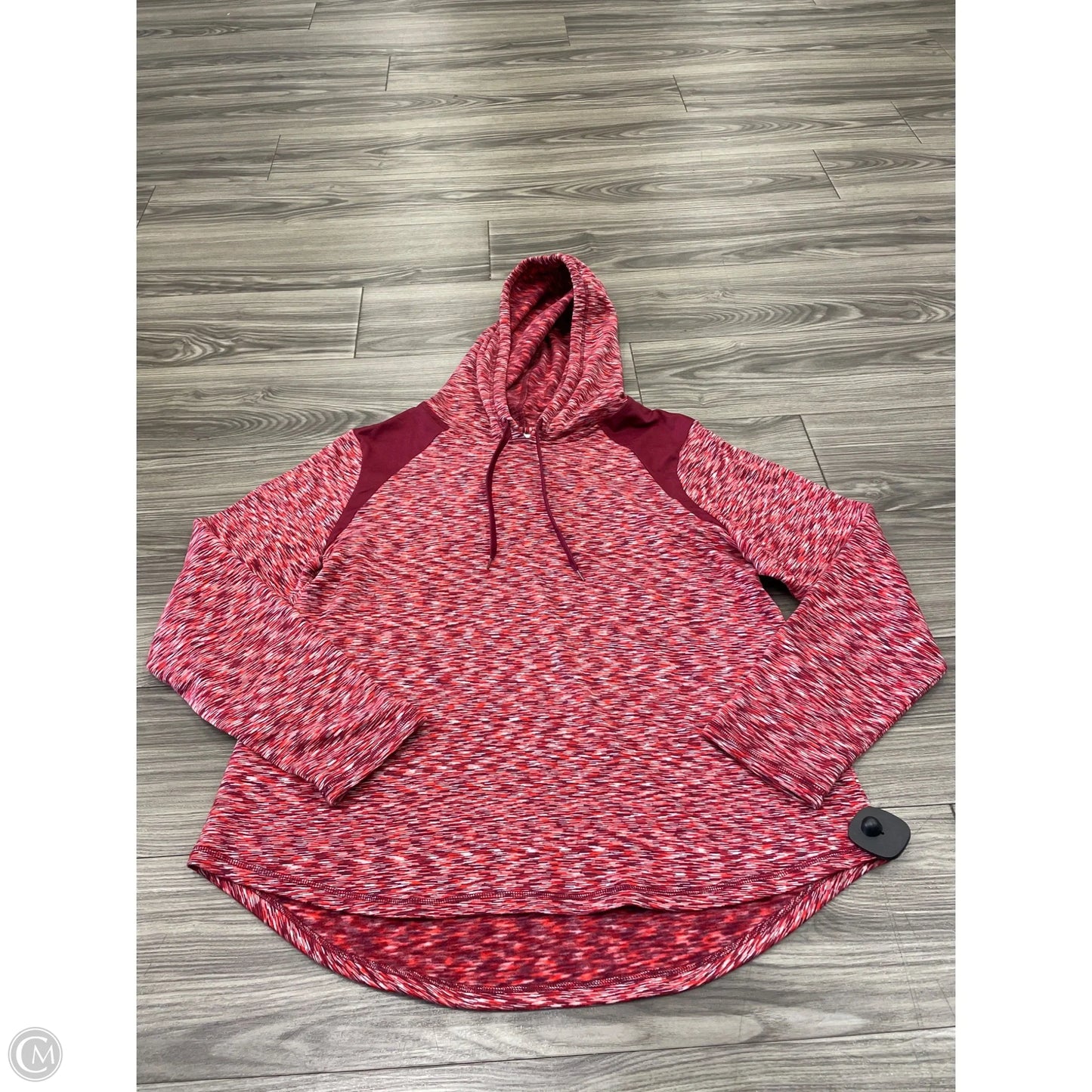 Sweatshirt Hoodie By Danskin In Red, Size: Xl