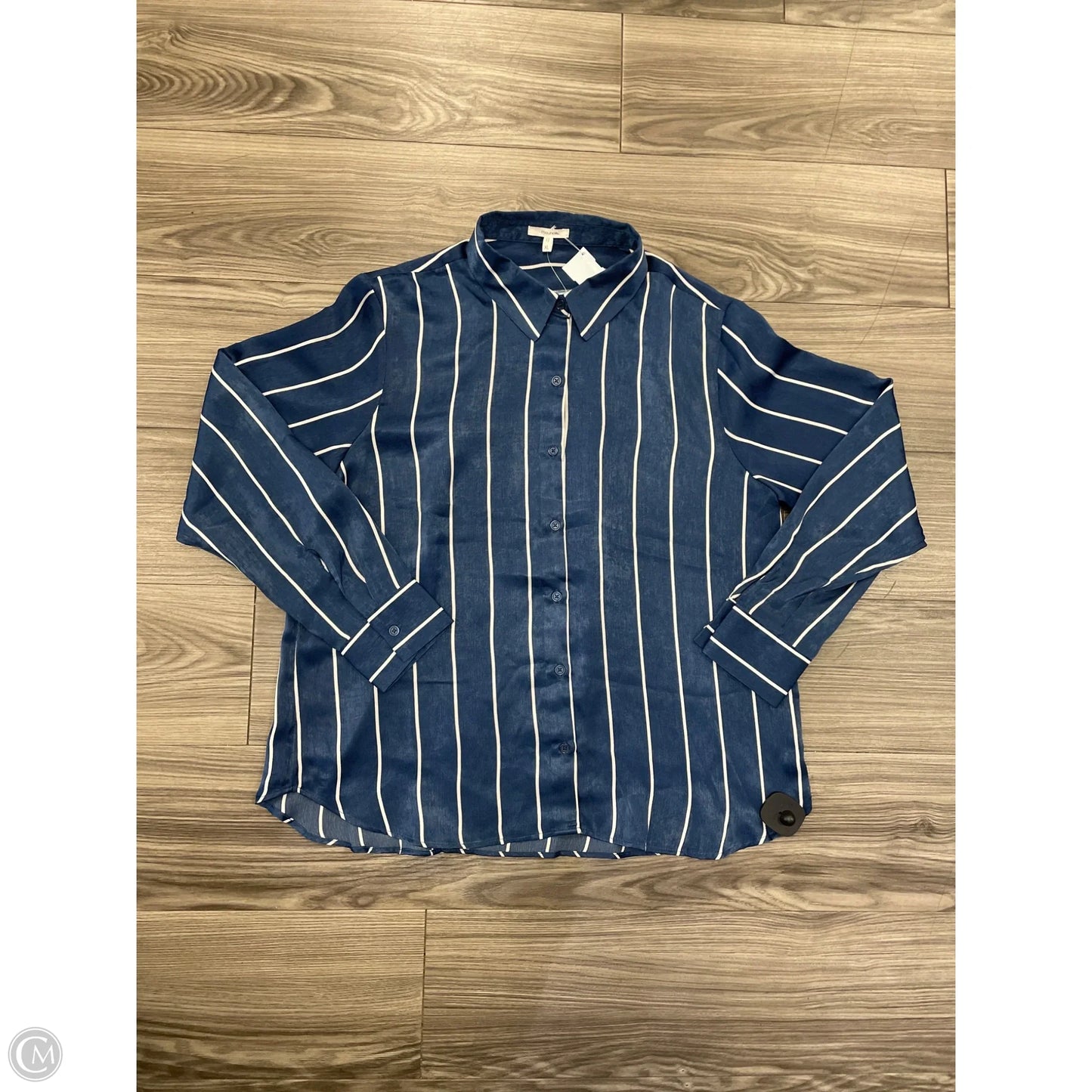 Top Long Sleeve Basic By Maurices In Blue, Size: Xl