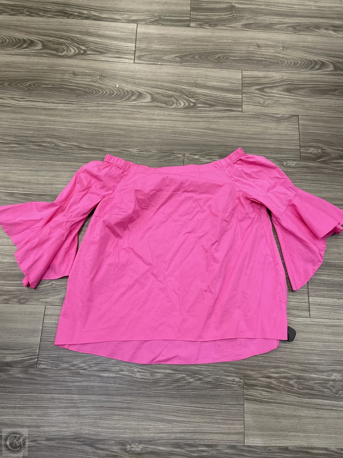 Top Long Sleeve By Gibson And Latimer In Pink, Size: 2x