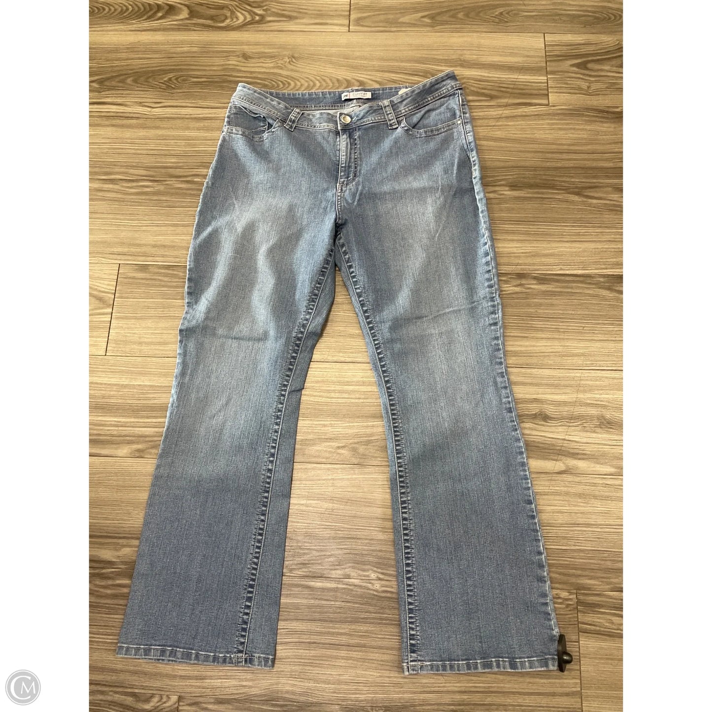 Jeans Boot Cut By Lee In Blue, Size: 18