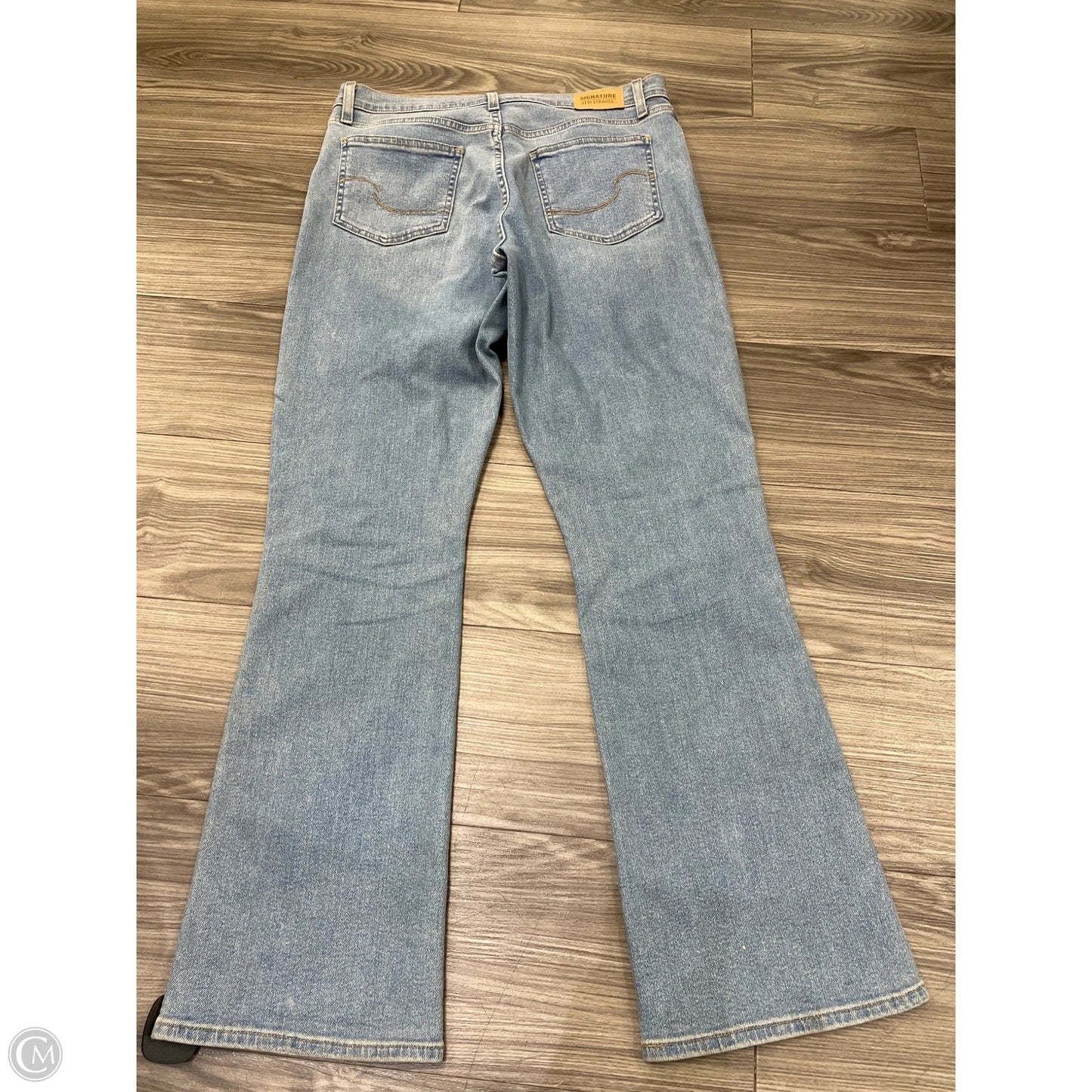 Jeans Boot Cut By Levis In Blue, Size: 12