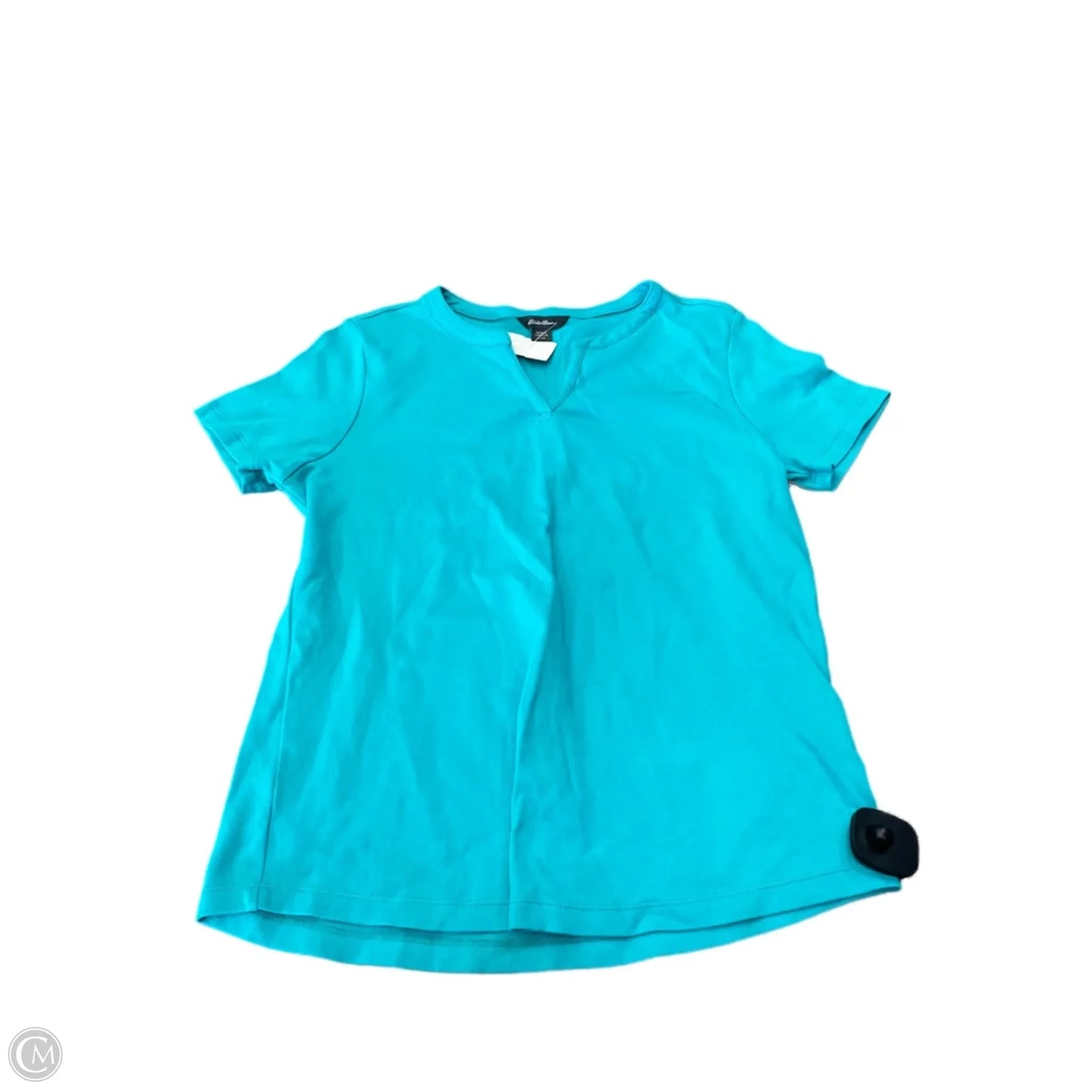 Top Short Sleeve By Eddie Bauer In Blue, Size: S